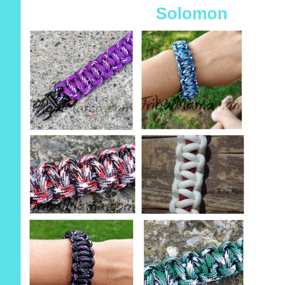 NWOT Unisex Custom Paracord Bracelet - Picture 4 of 8